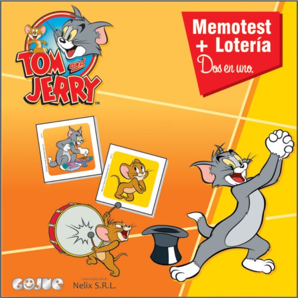 Tom y Jerry Memotest + Lotería